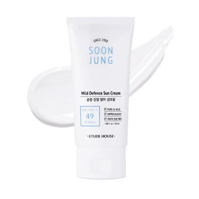 Etude Soon Jung Mild Defence Sun Cream SPF 49 + PA ++ - Hakolii